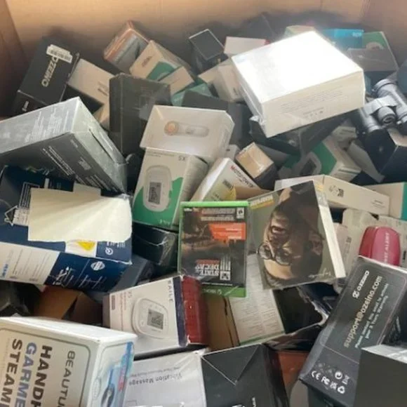 Amazon Overstock Electronics&Accessories Mystery Box 10 Items. Same Day Shipping